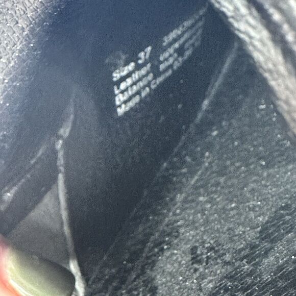 Dansko XP Leather Clogs Shoes Stripes 37 Size 7 Stripes Black Gray Comfort Shiny - Picture 9 of 9